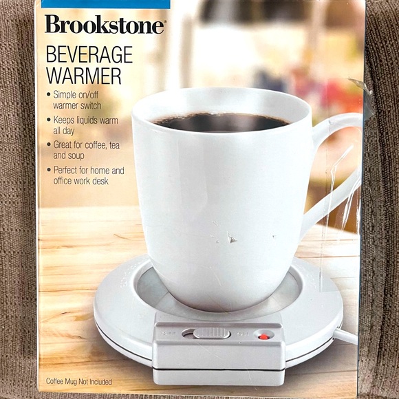 Brookstone Beverage Coffee Tea Soup Warmer - Picture 2 of 2